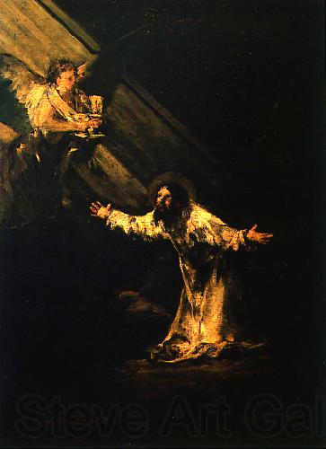 Francisco de Goya Jesus en el huerto de los olivos o Cristo en el huerto de los olivos. Norge oil painting art